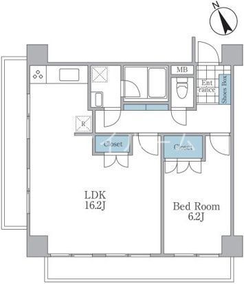 CRESCENT　COURT　大森の間取り