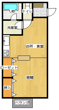 コーポSATOの間取り