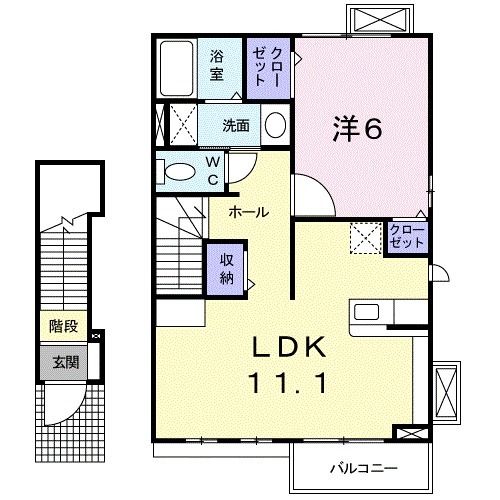 ベル　アルモニーの間取り