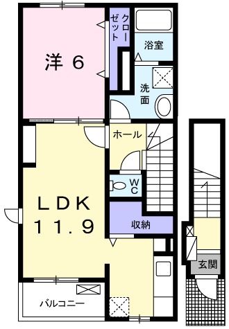 ミーテククルIIの間取り