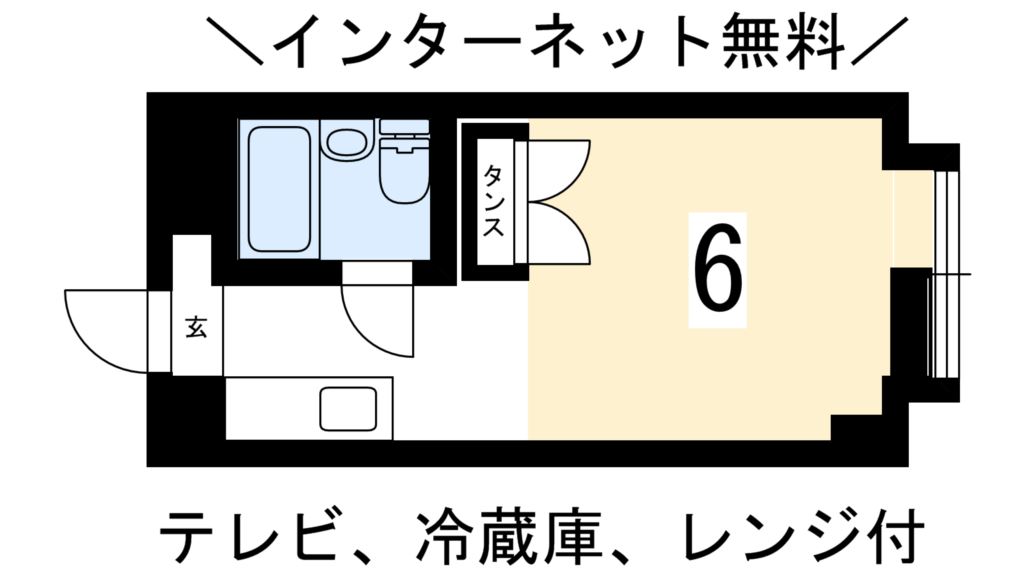 カサデソーラ白川の間取り