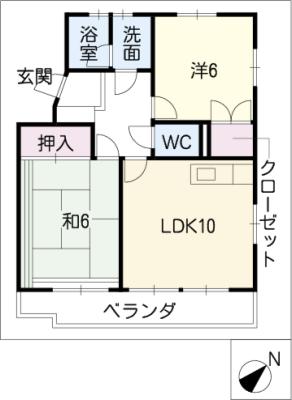 リバーサイドＨＩＲＯの間取り