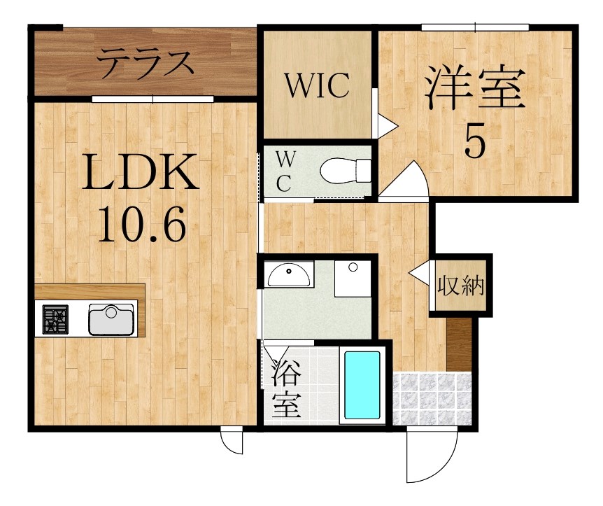 【花水木の間取り】