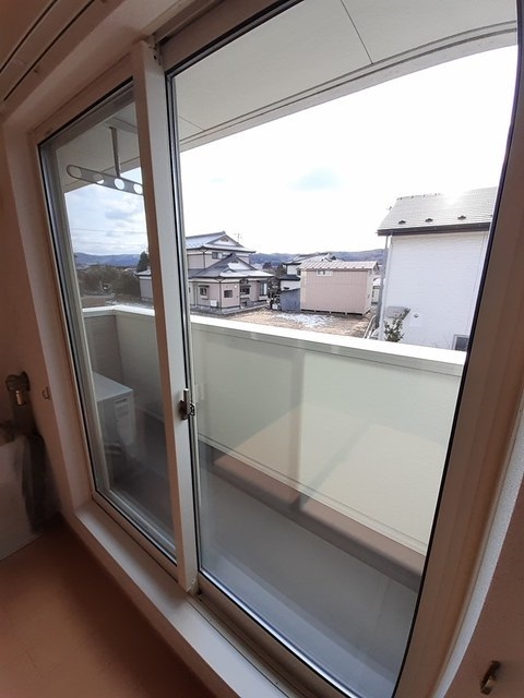 バルコニー　南向きのワイドバルコニー