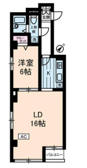 中央区京橋のマンションの間取り