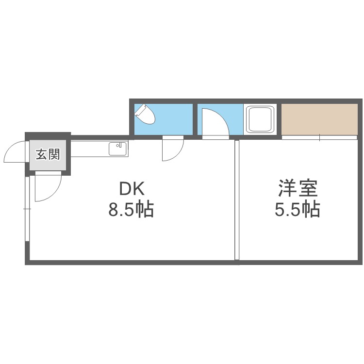 第一コーポの間取り