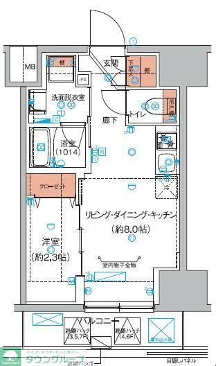 豊島区巣鴨のマンションの間取り