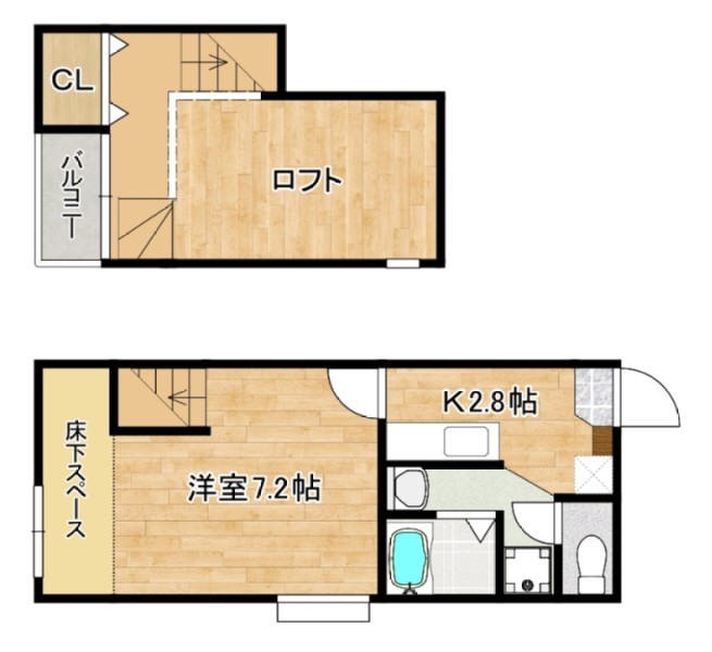 ボルベール学研都市の間取り