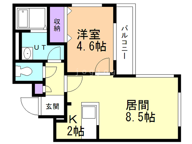 ワンダーハイム澄川の間取り