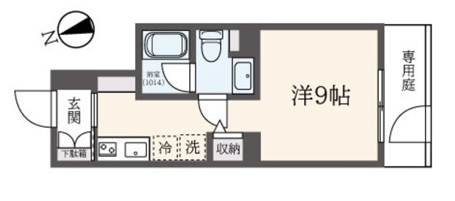 品川区東中延のマンションの間取り