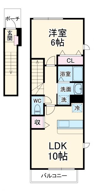 ヴィオラ・トゥールの間取り