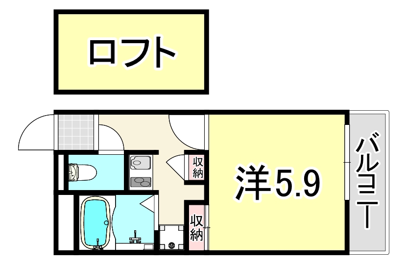 レオパレスzuccaの間取り写真