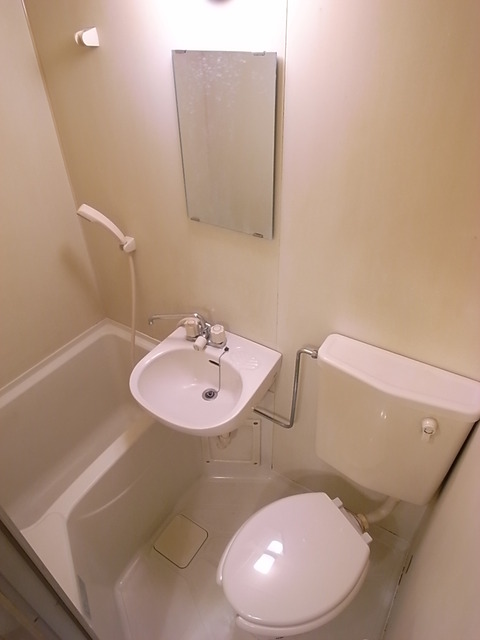 バス・シャワールーム　※同タイプの208号室の写真です