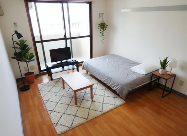 居室・リビング　ＣＧで家具等を配置したもので家具等は含まれません。