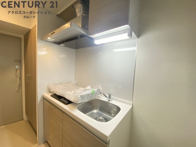 キッチン　2口ガスコンロ付で機能的なキッチンです！