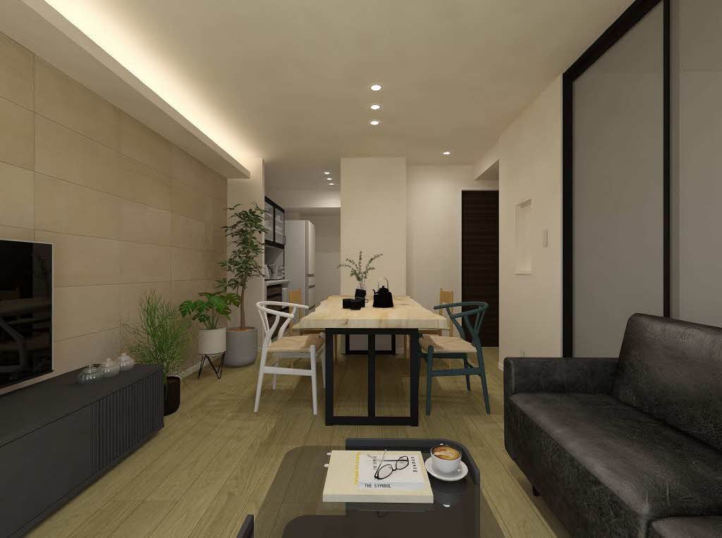 その他部屋・スペース　完成予想図／家具等は配置のイメージで物件に付属しておりませ…