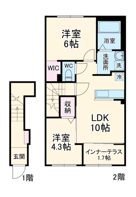 グランコートの間取り