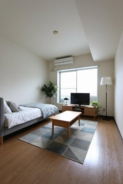 居室・リビング　ＣＧで家具等を配置したもので家具等は含まれません。