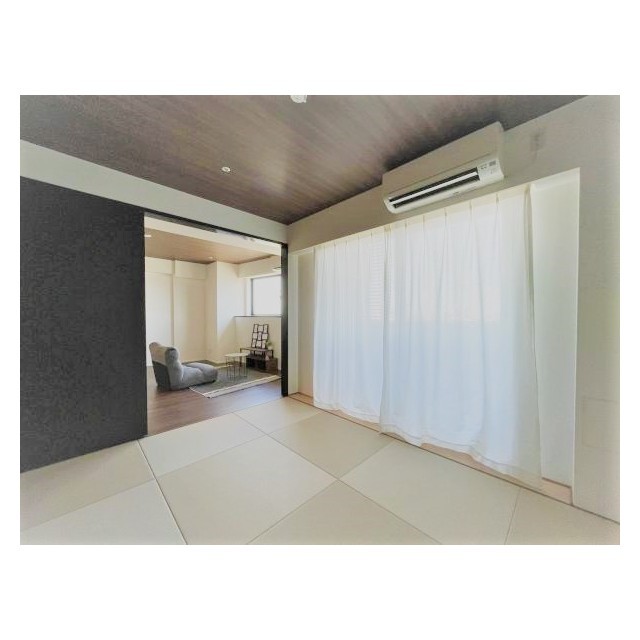 居室・リビング　和室（モデルルームにつき家具・小物等は物