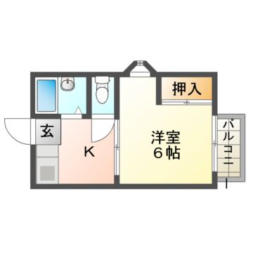 コスモハイツホクユーの間取り写真