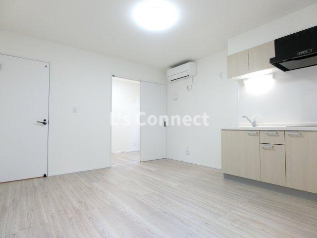 居室・リビング　８．２帖のＬＤＫ。