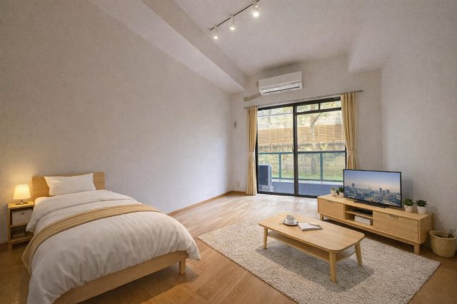 居室・リビング　家具配置イメージ画像です。