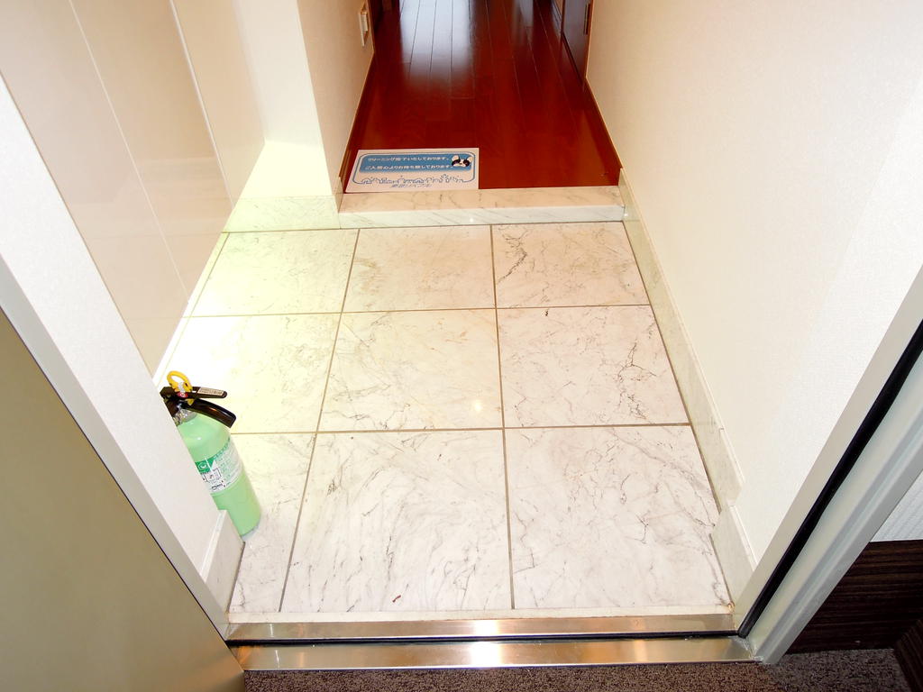 玄関　上品なタイル張りの玄関