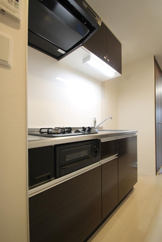 キッチン　シックなデザインがオシャレですね