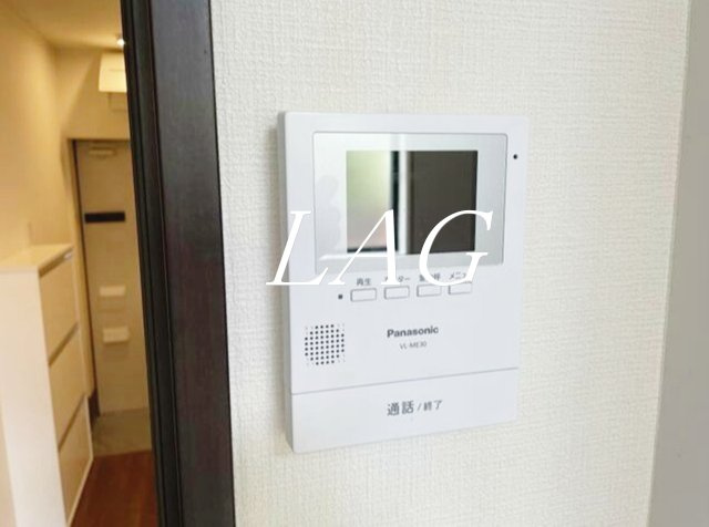 セキュリティ　モニター付きインターフォンです。