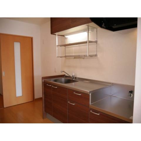 キッチン　ガスコンロ設置可