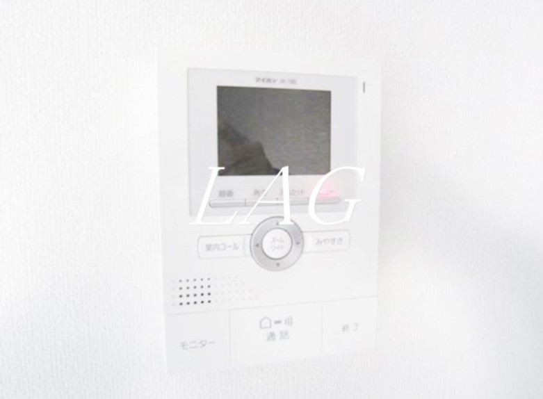 セキュリティ　モニター付きインターフォンです。