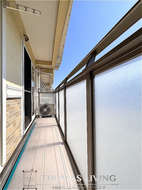 バルコニー　日当たり良好ですよ。