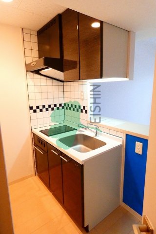 キッチン　シンプルな清潔感のあるキッチンです！