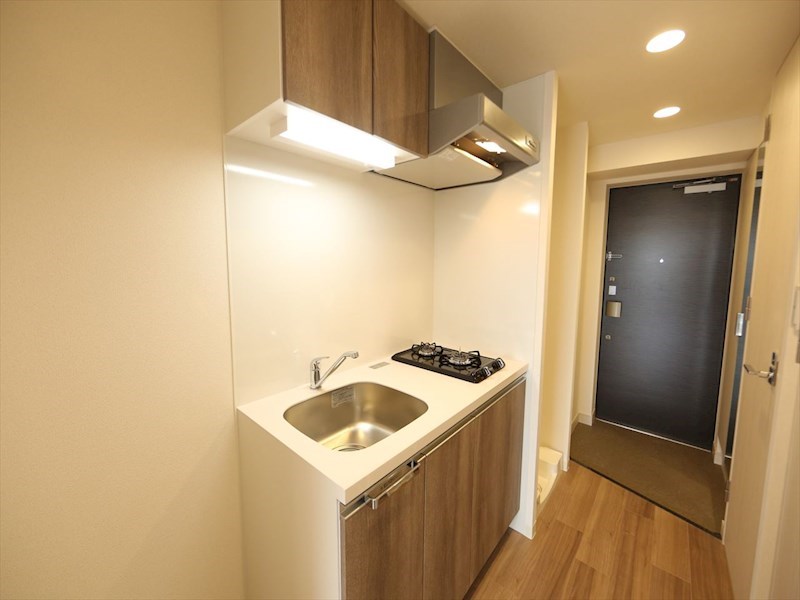 キッチン　システムキッチン（ガス2口コンロ付）