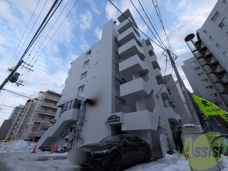 建物外観　札幌市中央区北１条「クレオレジデンス２０」