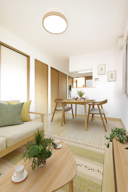 居室・リビング　※家具・家電はＣＧで合成しています