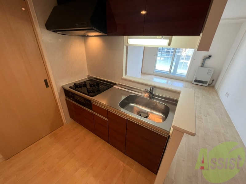 キッチン　キッチンはスペースも広々していて使いやすそうですよ！