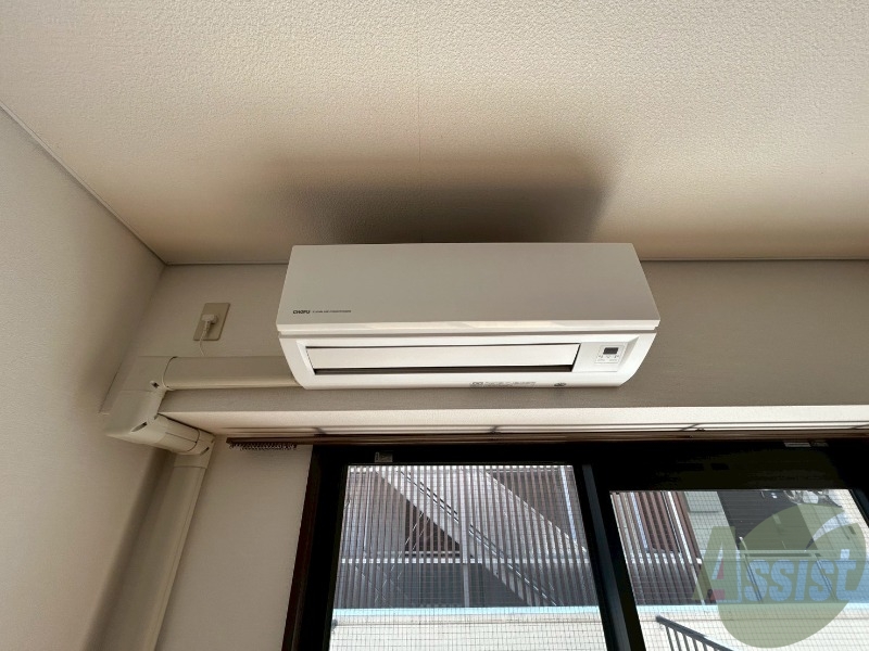 その他設備　エアコンが付いているので入居日から快適に過ごせますね。