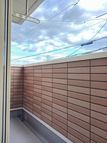 バルコニー　広々としたバルコニーです