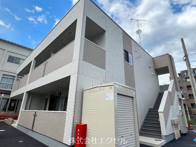 建物外観　羽村駅徒歩3分、ネット無料の物件です♪