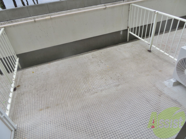 バルコニー　バルコニーはありませんでしたが。テラスがありました。