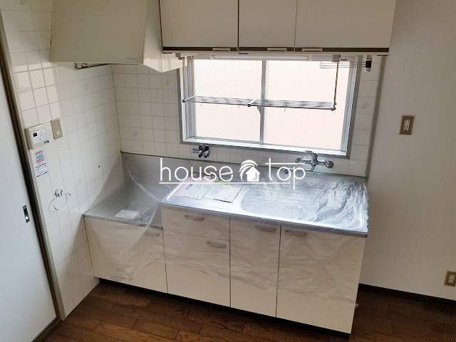 キッチン　2口ガスコンロ設置可能！調理スペースの広いキッチンです♪