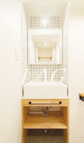 洗面設備　洗面台です。