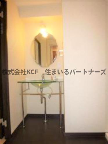 洗面設備　広い洗面スペース