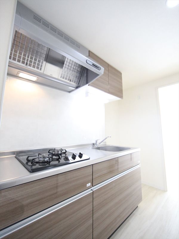 キッチン　システムキッチン（ガス2口コンロ付）