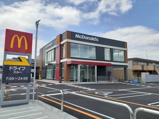 飲食店　マクドナルド羽島店（飲食店）まで300m