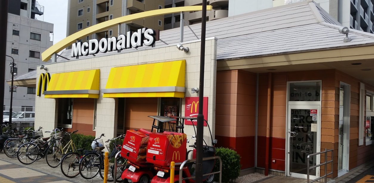 飲食店　マクドナルド舟入店（飲食店）まで510m