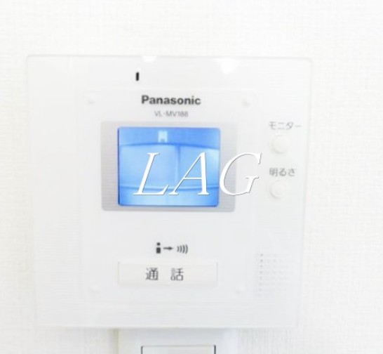 セキュリティ　モニター付きインターホンです。
