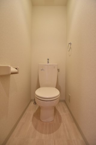 トイレ　同物件、別号室の写真です。