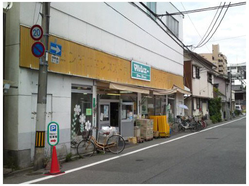 スーパー　マルシェー舟入店（スーパー）まで725m